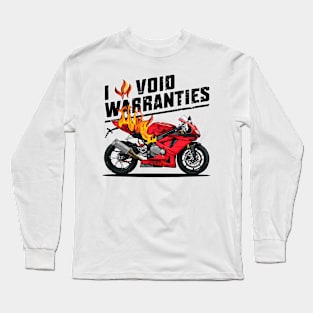 I void Warranties DIY motorcycle Warranty ruined automotive Tee 3 Long Sleeve T-Shirt
